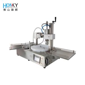 Buy cheap Automatic Desktop 15ml Vial Filling Capping Machine With Ceramic Pump product
