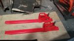 CPF - Clamp On Bucket Pallet Forks ; Fork Pallet With Clamp On Bucket Quick