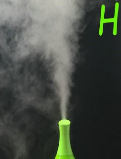 Decorative Portable Cool Mist Aroma Ultrasonic Humidifier Manual Control