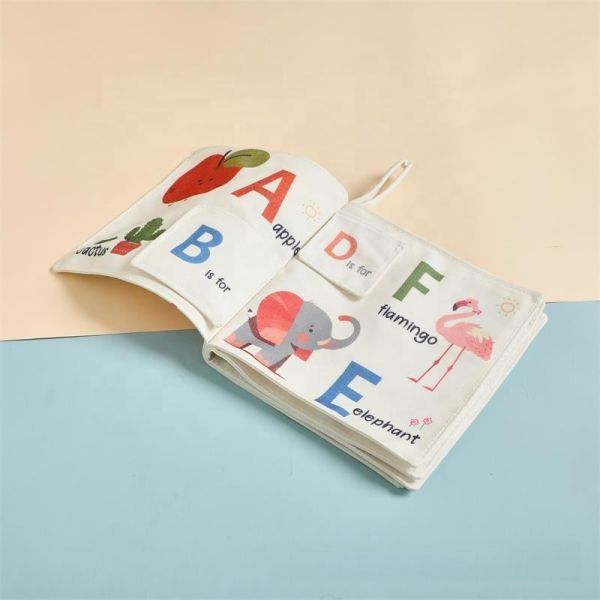 Alphabet Cloth Books Cute Soft Baby Book Kids Montessori Toys Preschool Early Learning Educational Toy for Children Toddlers