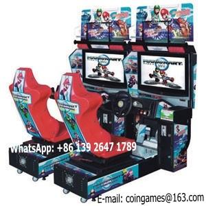 2016 New Amusement Park Equipment Arcade Coin Operated Mario Simulator Video Driving Play Car Racing Games Machine