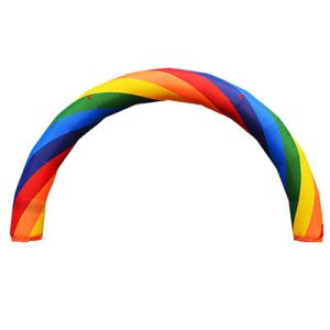 Buy cheap Five Sides Giant Inflatable Rainbow Arch ODM Digital Printing product