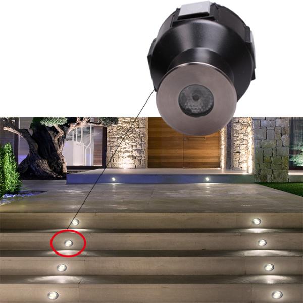 3W LED Aluminum Recessed Inground Light Waterproof 24V LED Underground Light