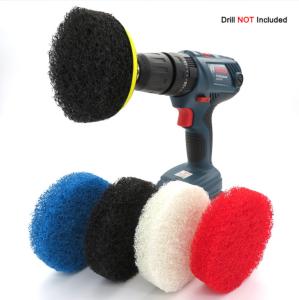 ISO 4  Black Double Sided Industrial Scouring Pads For Polishing Rust Removal