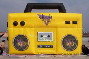 Buy cheap Inflatable radio box model carton character inflatable advertising carton product
