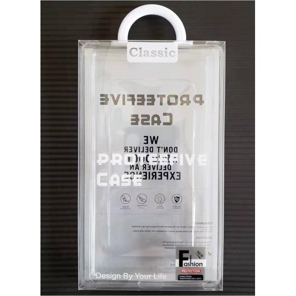 PVC Electronic Cover Mobile Case Packaging Box Pouch With Blister Insert
