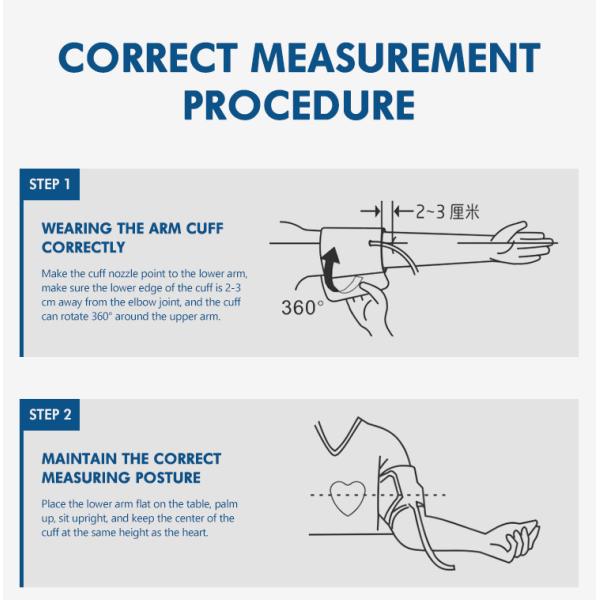 Portable Blood Pressure Apparatus Machine Digital BP Blood Pressure Monitor Upper Arm For Household Medical Devices