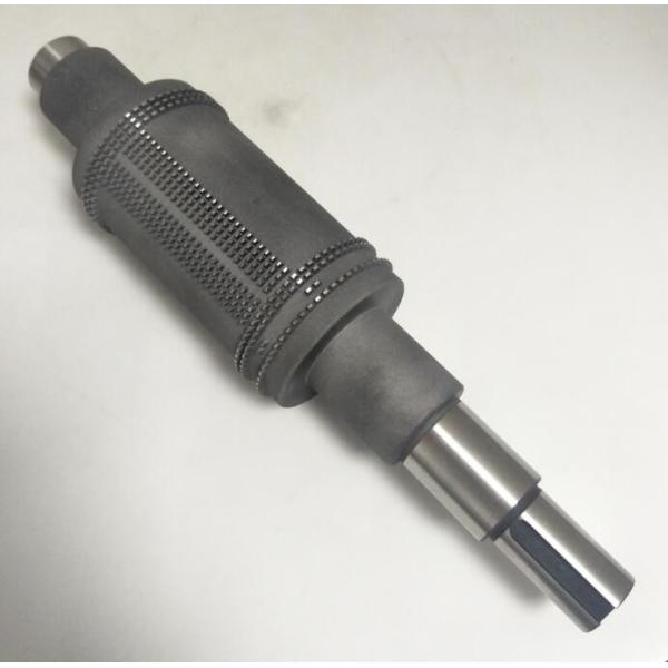 Knurling Shaft Rollers Custom CNC Machining Turning For Disposable Face Machine