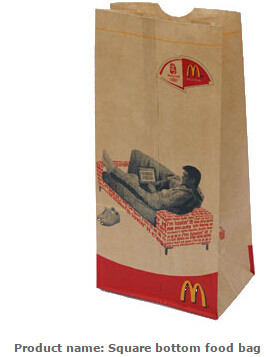 Custom Printing Recycled Brown Kraft Paper Bags,Custom Printed Factory Glassine Paper Bread Small Brown Bag, bagease