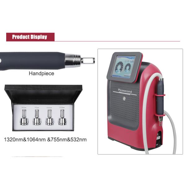 Portable Mini Whitening Skin Rejuvenation Picosecond Nd Yag Laser 532nm 755nm 1064nm 1320nm Tattoo Remove Removal Beauty Machine
