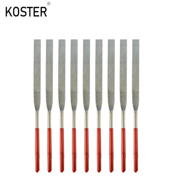 Quality Round File 10PCS Mini Diamond Needle File with Tooth Pattern Bidentate Pattern Included for sale