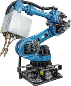 Buy cheap High welding efficiency Single-Sided Twin-Spot Welding Robot for Lap joint spot welding of sheet metal enclosures and cabinets product