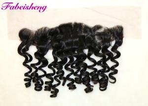 Loose Wave Lace Front Closures For Weaving , Lace Frontal Closure Ear To Ear