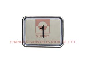 Buy cheap Square Stainless Steel elevator Push Button Switch DC 12-36V Plastic Frame product