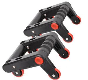 China Abdominal Trainer Gym Push Up Bar Muscle Exercise TPR NBR on sale