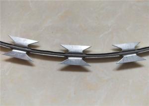 Buy cheap Spiral Unclipped Razor Sharp Wire Single Loop Wall Spikes Hardened Steel Strip product