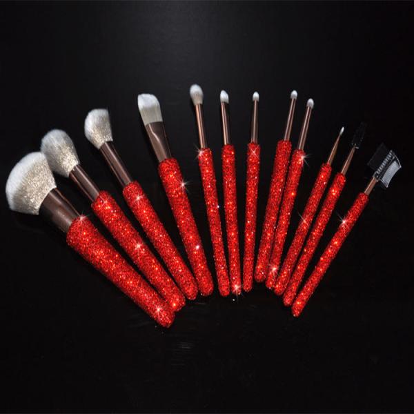 Handmade Bling Diamond Handle Makeup Brush Set