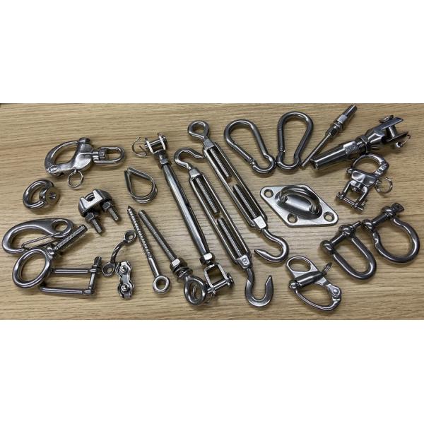 ISO Polished SS304 SS316 Marine Rigging Hardware For Yacht