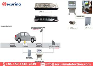 Buy cheap 21in 24VDC Under Vehicle Screening System 100m With ALPR Camera product