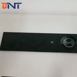 Buy cheap New product slide open hidden into desk mount socket box with wireless charger product