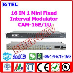 Buy cheap 16-in-1 Fixed Interval Modulator CAM-16E for hotel/community/campus/coference product