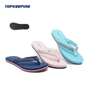 Trending Lady Beach Flip Flop EVA Flower Flip Flop Summer