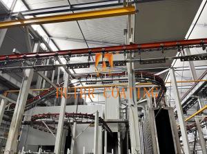 Ceiling Mounted Overhead Chain Conveyors With PLC Control And Adjustable Speed