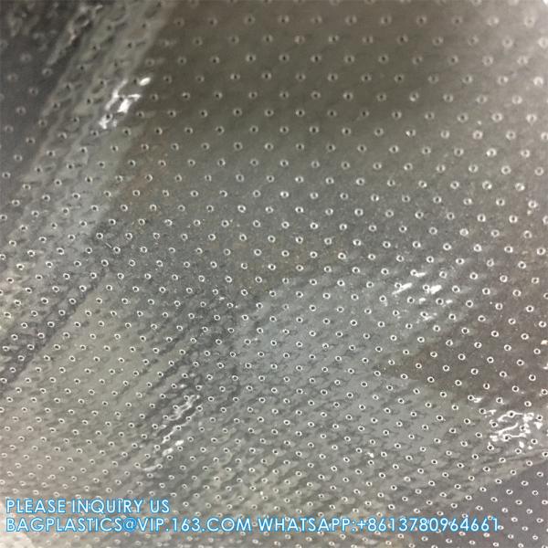MICROPERFORATED FILM, Microperforation layflat tubing, packaging for bread vegetable micro-perforated film roll