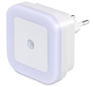 3 Modes 1W ABS 50000hours Wall Plug In Motion Sensor Light