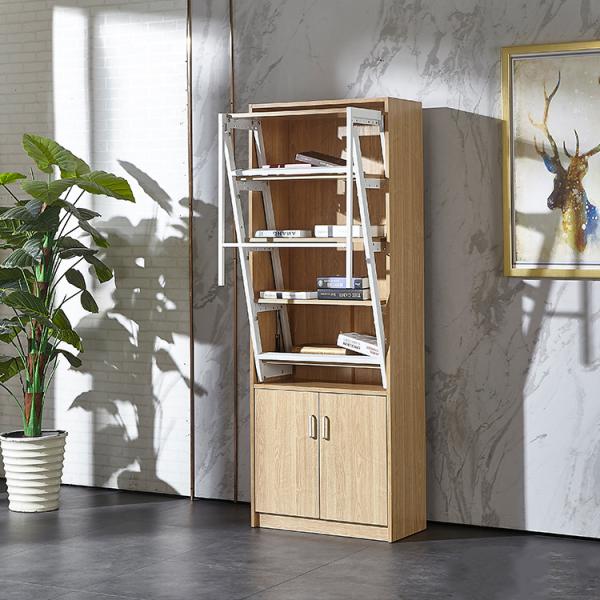Quality Metal Conversion Shelf E1 MDF Melamine Board Wooden Folding Dining Tables for sale