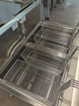 Digital Computer Panel Two Pots Four Baskets Automatic Deep Fryer Machine GAS