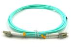 OM3 Multimode Fiber Patch Cord LC UPC Connector 0 . 9 / 2MM Diameter