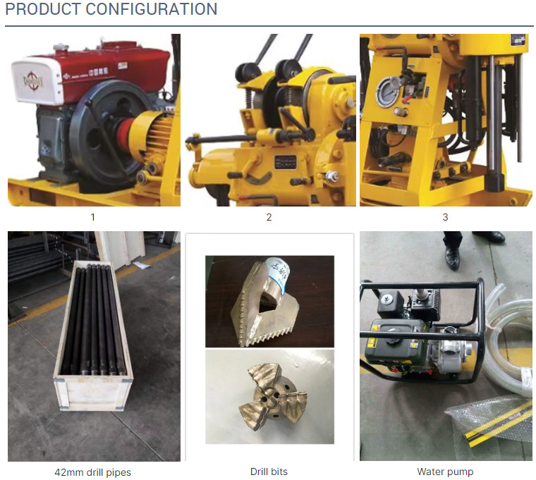 380V GK 200 Soil Test Drilling Rig Machine With Wheels For Geotechnical Exploration