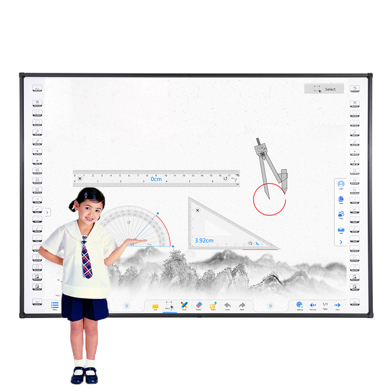 Infrared Touch Interactive Whiteboard with Free Lifetime Software Upgrades Interactive whiteboard IWB