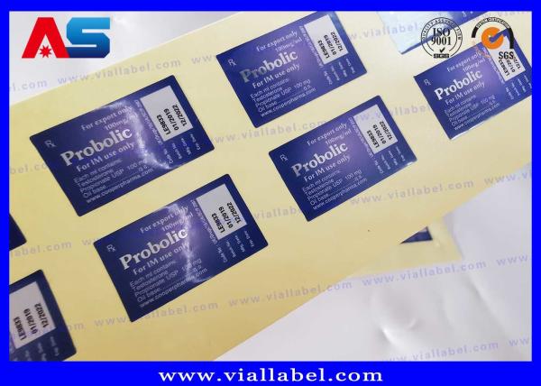 Quality Adhesive PP 10 Ml Pharmacy Peptide Bottle Label 10IU 2ml bottle labels for sale