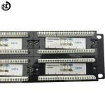 Network Cabinet 48 Port Cat6 Patch Panel , Utp Patch Panel 48 Port With Cable