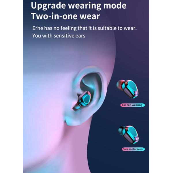 AVRCP Mini Bluetooth Earbuds HFP 50mAh Noise Reduction Earphone For Phone