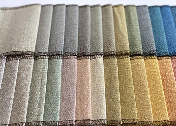 Quality Dyed Furniture Textile Fabric 240gsm Linen Polyester Textile for sale