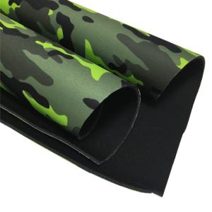China 2mm SBR Custom Printed Neoprene Fabric Polychloroprene Rubber on sale