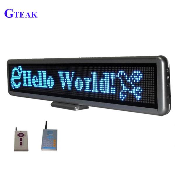 Quality Epistar LED Chip Semi-outdoor Remote Control Car LED Display Screen Message Board for B2B Distribution for sale