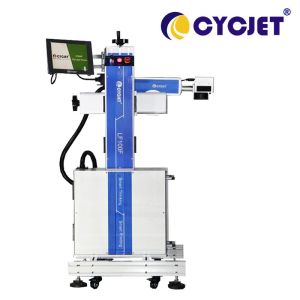 Buy cheap Touch Screen LF100F Fiber Laser Marking Machine For Stainless Steel product