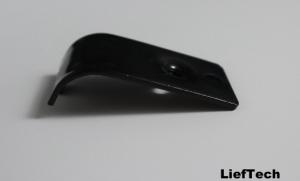 Pipe Clamp Fixed  Parallel Joint Black Lean Tube Connector