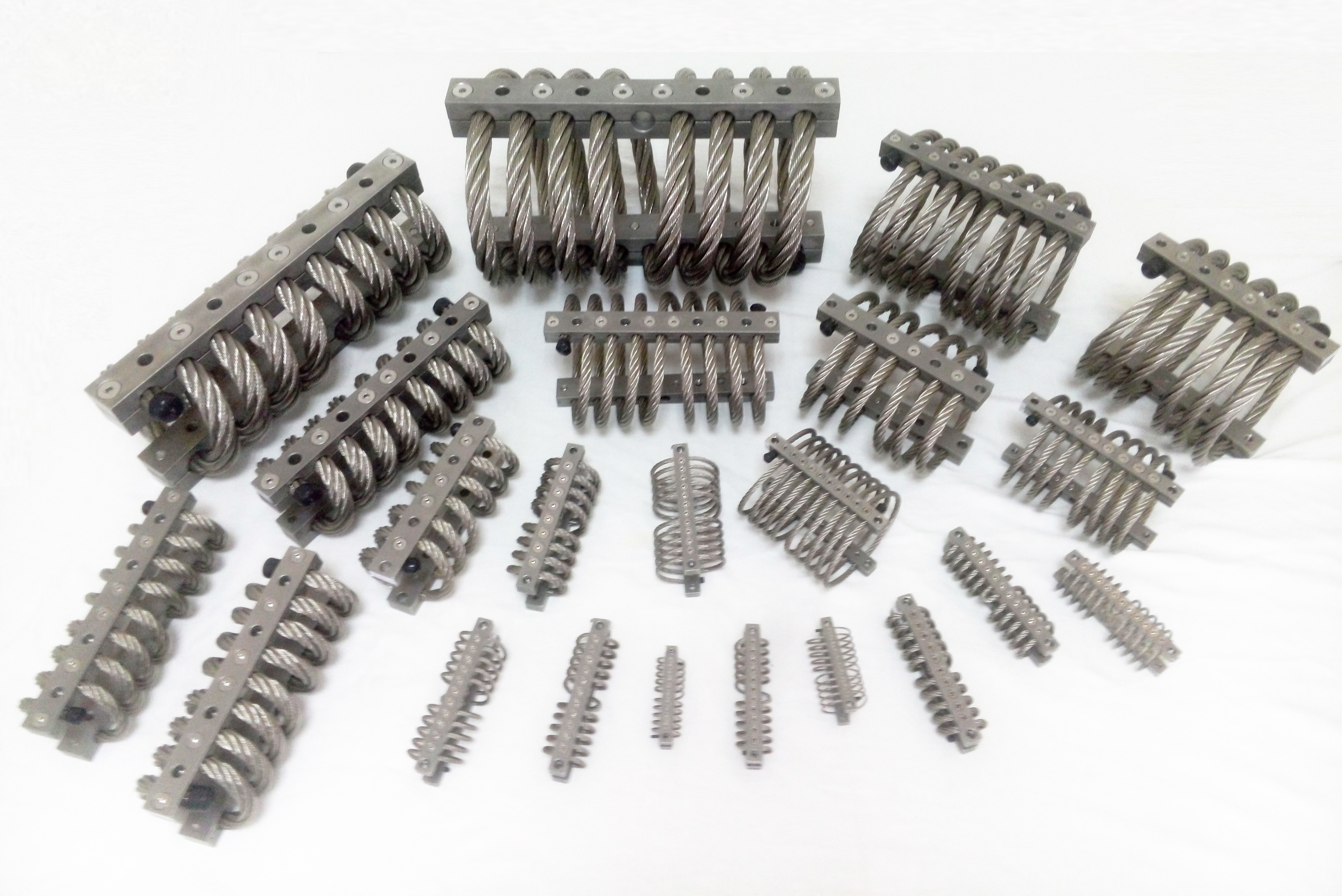 Anti Shock Helical Wire Rope Isolator With Energy Absorption Vibration Isolation