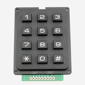 Buy cheap Multifunctional Custom Membrane Keyboard With Black White Grey Color product
