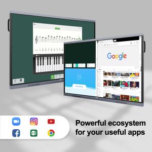 Buy cheap 75'' H10 ODM 4K Android OPS Interactive Display Panel Smart Board Touch Screen Monitor product