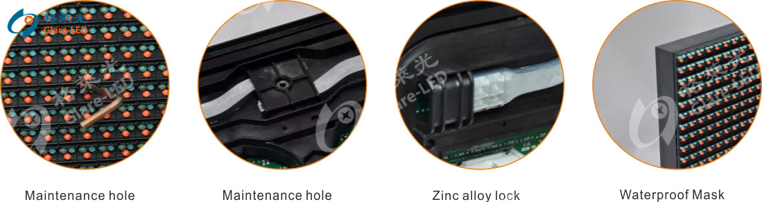 Outdoor Full Color LED Module SMD P5.925 with Front Maintenance and Constant Current