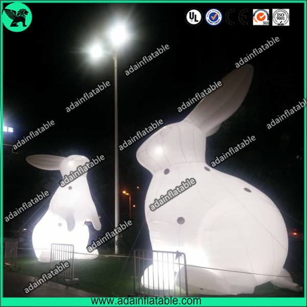 White Inflatable Bunny,Easter Inflatable,Lighting Inflatable Bunny