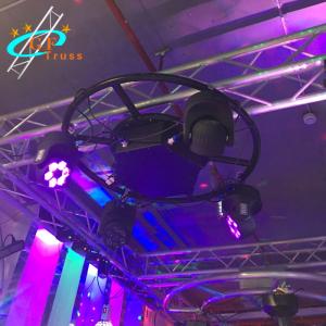 China Stage Mini Rotary Circle Lighting Truss For Hanging Moving Head Light on sale