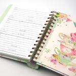 Conceal Wire O Book Binding Custom Spiral Bound Printing 340pages With Dividers