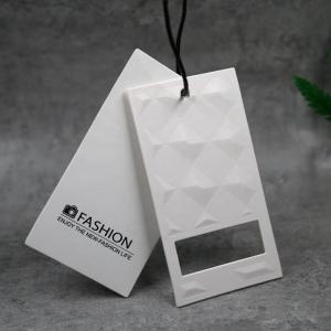 China Custom Garment Clothing Hang Tag Paper Card Printing Recycled Materials on sale
